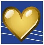 Golden Heart Icon