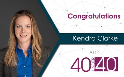 Kendra Clarke recognized in the Association for Healthcare Philanthropy’s 2022 40 Under 40 List.