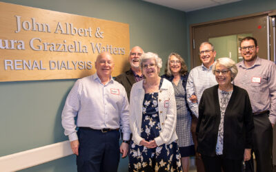 Renal Dialysis Unit at North Bay Regional Health Centre Named in Honour of Watters Family